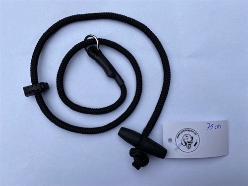 Dressurhalsbånd,  ca 75 cm (6 mm) med stop